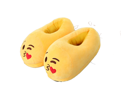 chausson emoji bisous