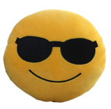 Coussin Smiley Lunettes