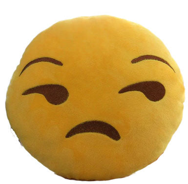 coussin emoji rond