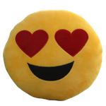 coussin emoji amoureux