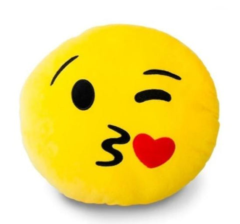 Coussin Emoji Bisous