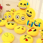 Coussin Emoji<br> Smiley Jaune