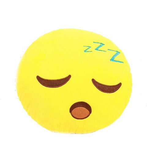 Coussin Emoji qui dort