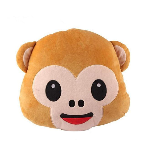 Coussin Smiley Singe